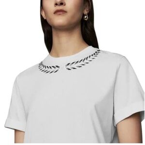 Maje White Tekna Tee Shirt . Size 1